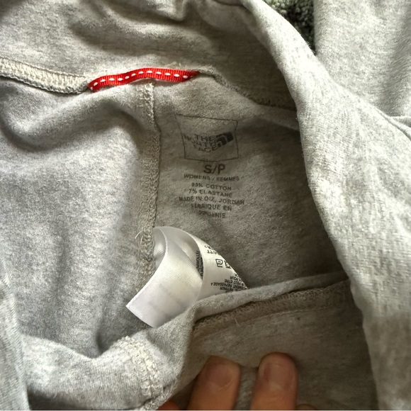 Women’s The North Face Size Small Gray Cotton Blend Pull On Straight Leg Pants - Picture 6 of 11